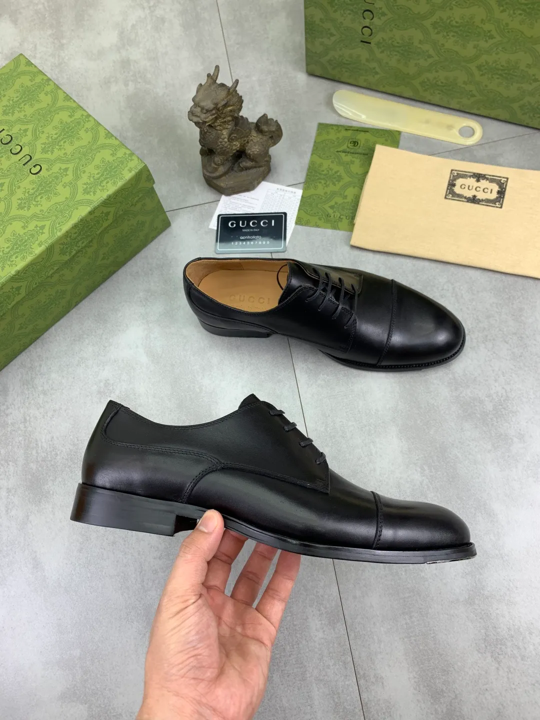 Men's men's shoes 💰P640 [New style] Water dyed cowhide 💰💎💎💎 [Gucci] GUCCI high-end men's formal business leather shoes, original order 1:1! Original imported high-end open-edge beaded calfskin, original metal buckle, imported first-layer cowhide lining for feet. Original high-end outsole, men's shoe size: 39-44 (45 customized) black and brown colors available